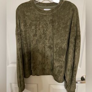 Allfenix Terry Towel Sweater NWT sz L